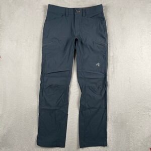 Eddie Bauer Guide Pro Pants Men 30x32 Gray First Ascent Hiking Stretch Cargo